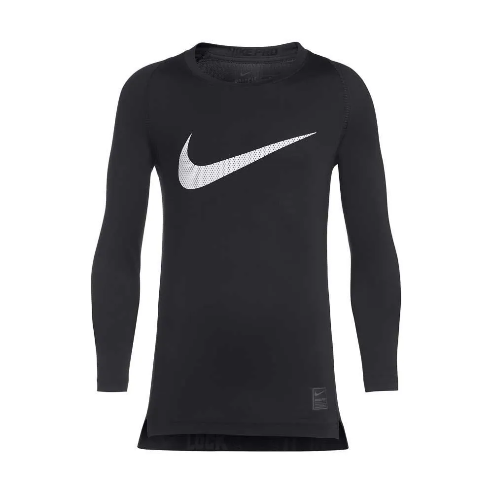 Nike Pro Lange Mouwen Basislaag Zwart