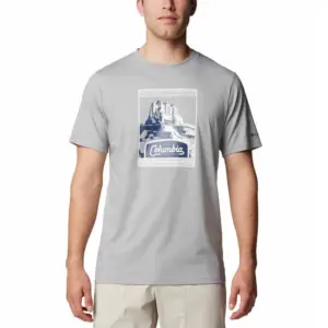 Columbia Csc™ Seasonal Logo T-shirt Met Korte Mouwen Grijs