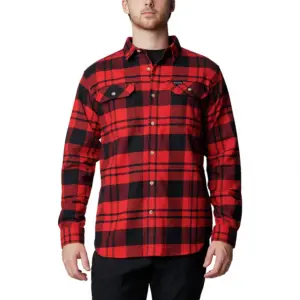 Columbia Flare Gun™ Stretch Overhemd Met Lange Mouwen Rood