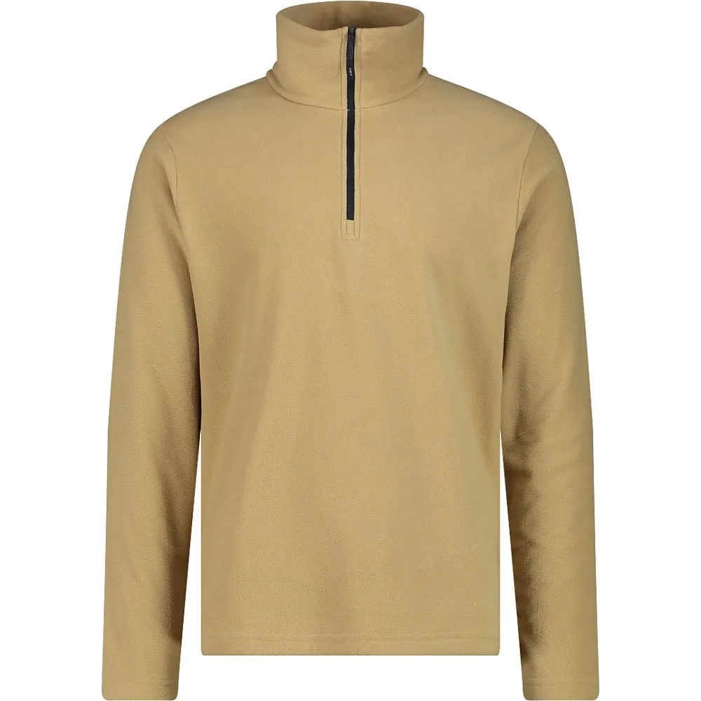 Cmp 31g3667 Fleece Met Halve Rits Cammello