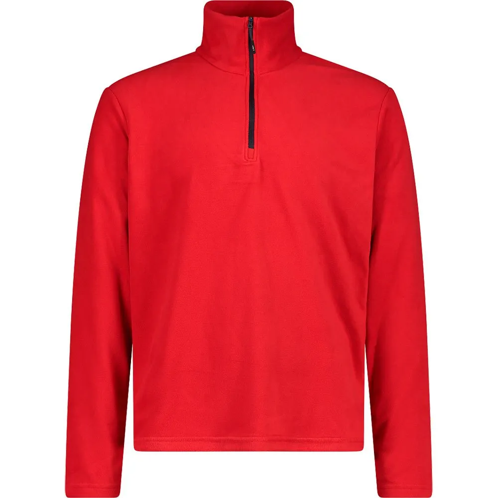 Cmp 31g3667 Fleece Met Halve Rits Rood