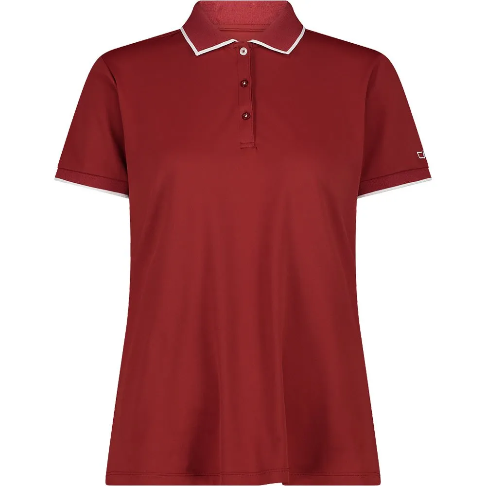 Cmp 31t5066 Korte Mouw Poloshirt Garnet