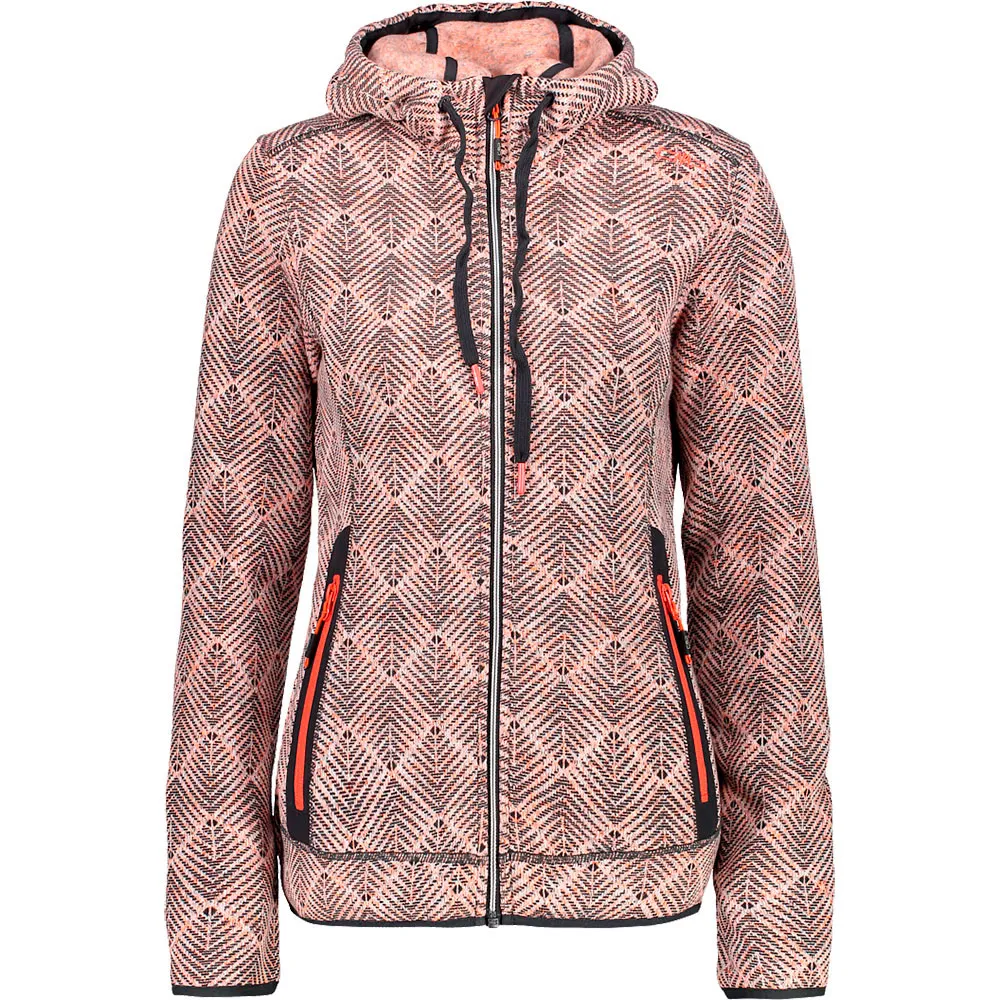 Cmp 39h0976 Fleece Met Kap Antraciet
