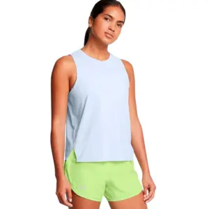 Under Armour Launch Elite Mouwloos T-shirt Blauw
