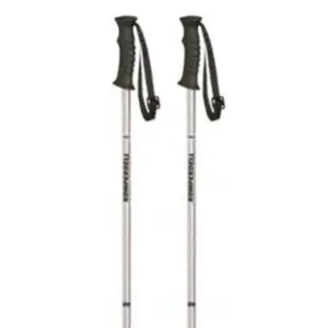 Komperdell Rental Junior Stokken Zilver