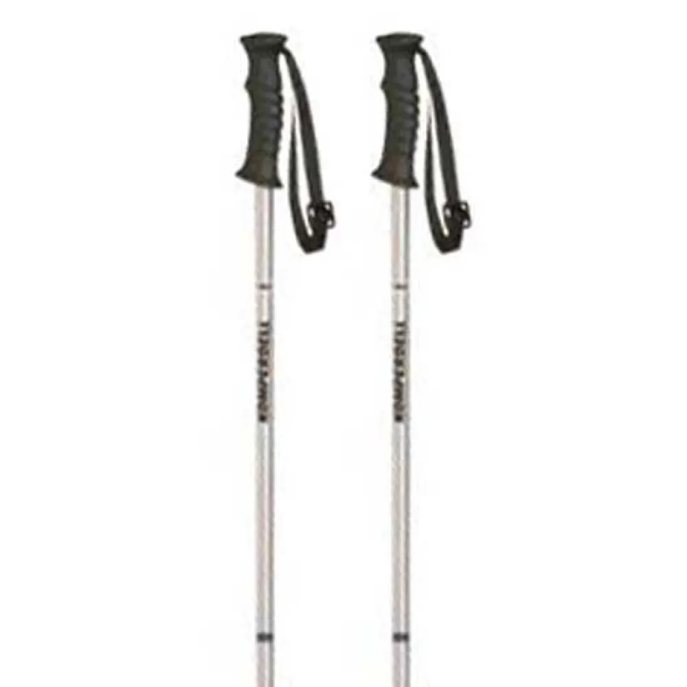 Komperdell Rental Junior Stokken Zilver