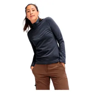 Maier Sports Denise W Fleece Met Halve Rits Blauw