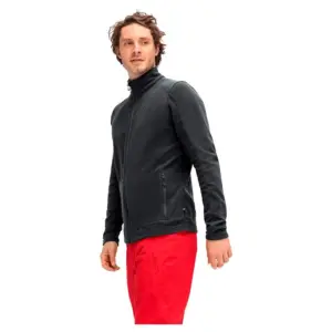 Maier Sports Dennis M Fleece Met Volledige Rits Zwart