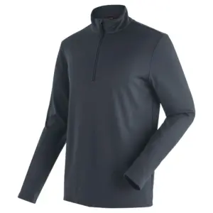 Maier Sports Felix Fleece Met Halve Rits Zilver