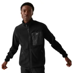 Regatta Frankie Fleece Met Volledige Rits Zwart