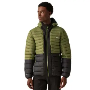 Regatta Hooded Leedre Hybrid Jas Zwart