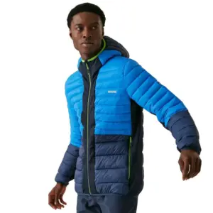 Regatta Hooded Leedre Hybrid Jas Marineblauw