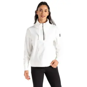 Dare2b Glint Sweatshirt Met Halve Rits Blanc De Blanc