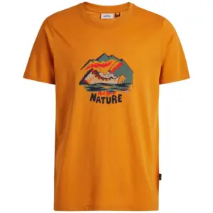 Lundhags Tived Fishing T-shirt Met Korte Mouwen Goud