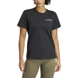 Adidas Terrex Graphic T-shirt Met Korte Mouwen Zwart