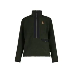 Maloja Lochbergm Fleece Met Halve Rits Deep Forest