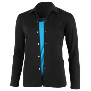 Lasting Amanda 9090 Overhemd Met Lange Mouwen Zwart