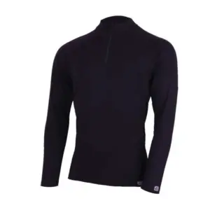 Lasting Azar 9090 Fleece Met Halve Rits Zwart