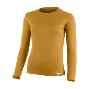 Lasting Bela 2424 T-shirt Met Lange Mouwen Ochre