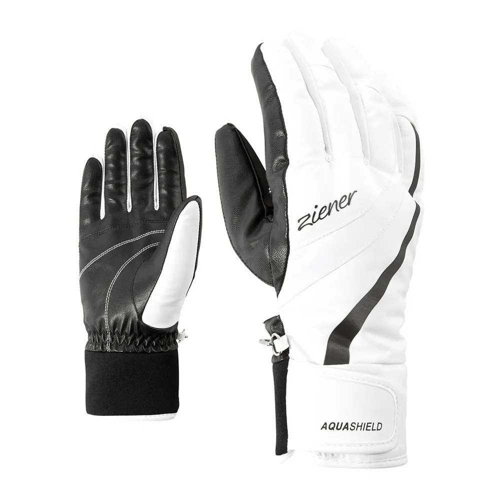 Ziener Kitty As Handschoenen Wit