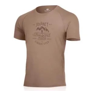 Lasting Journey 7474 T-shirt Met Korte Mouwen Bruin