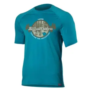 Lasting Lucas 5858 T-shirt Met Korte Mouwen Blauw