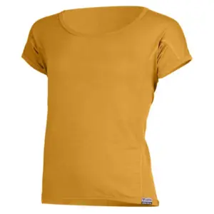 Lasting Mona 2424 T-shirt Met Korte Mouwen Ochre