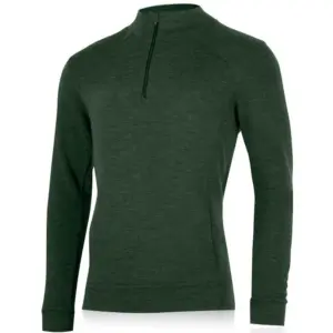 Lasting Warmin 6166 Fleece Met Halve Rits Groen