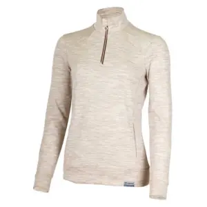 Lasting Warmina C716 Fleece Met Halve Rits Beige
