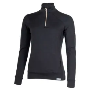 Lasting Warmina C909 Fleece Met Halve Rits Zwart