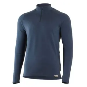 Lasting Wary 5659 Fleece Met Halve Rits Blauw