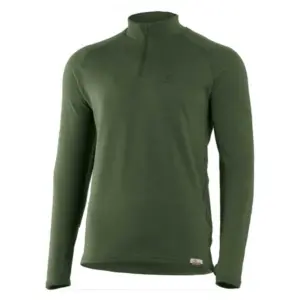 Lasting Wary 6262 Fleece Met Halve Rits Groen