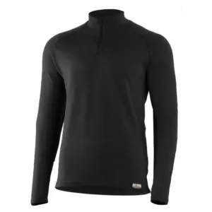 Lasting Wary 9099 Fleece Met Halve Rits Zwart