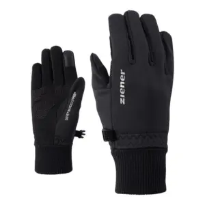 Ziener Lidealist Ws Touch Gore-tex Infinium™ Windstopper® Handschoenen Zwart