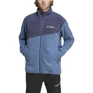 Adidas Terrex Multi Fleece Met Volledige Rits Marineblauw