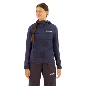 Adidas Terrex Multi Hybrid Insulated Jas Marineblauw