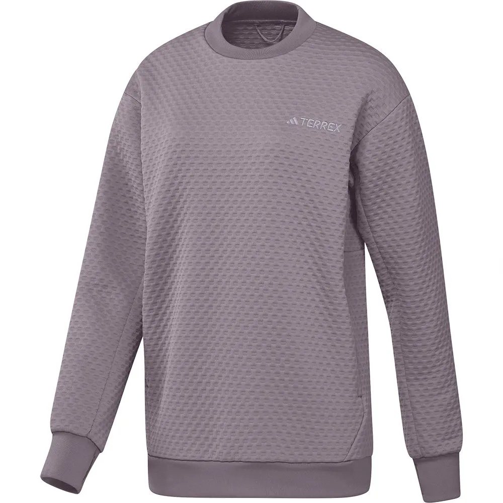 Adidas Terrex Xploric Crewneck Sweatshirt Preloved Fig