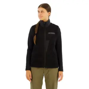 Adidas Terrex Xploric High Pile Fleece Vest Zwart