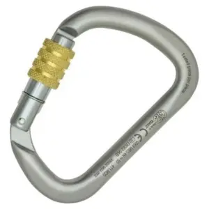 Kong Italy X-large C Steel Threaded Karabijnhaak Wit