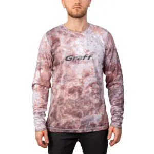 Graff Upf50 961-cl-10-a Anti-insect T-shirt Met Lange Mouwen Bruin