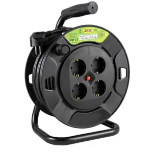 Jbm Electrical 25 M Kabelhaspel Zwart