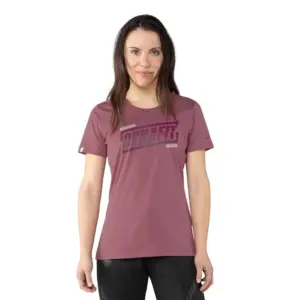 Dynafit Graphic T-shirt Met Korte Mouwen Dark Rose / Tabloid
