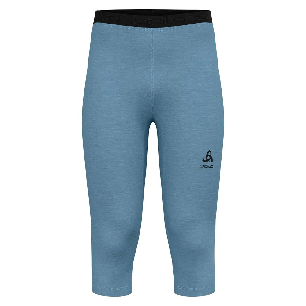 Odlo The Performance Wool 150 3/4 Basislaag Broek Zwart