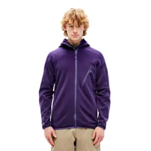 The Mountain Studio Tech Fleece Met Volledige Rits Paars