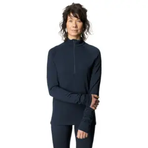 Houdini Desoli Thermal Fleece Met Halve Rits Blauw