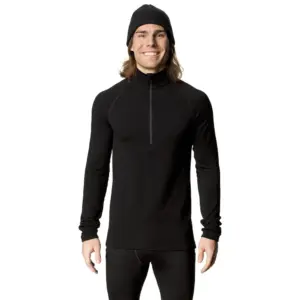 Houdini Desoli Thermal Fleece Met Halve Rits Zwart