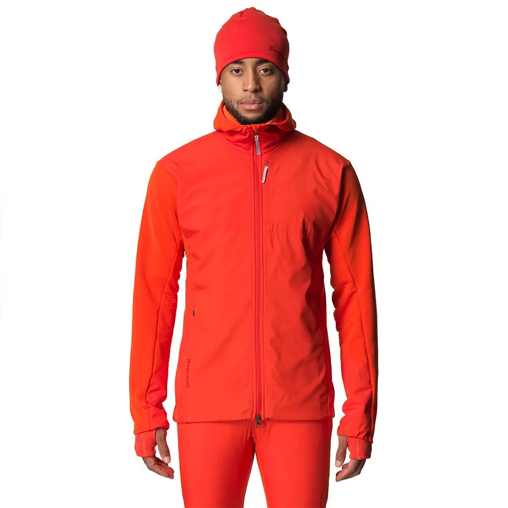 Houdini Moonwalk Sweatshirt Met Rits Rood