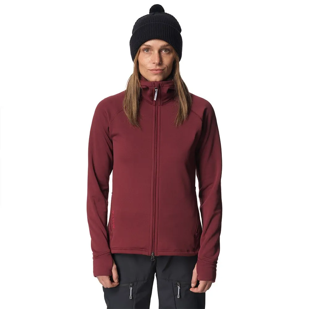 Houdini Power Sweatshirt Met Rits Rood