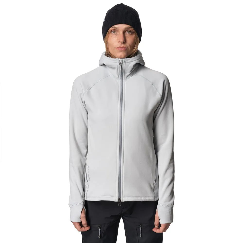 Houdini Power Sweatshirt Met Rits Grijs