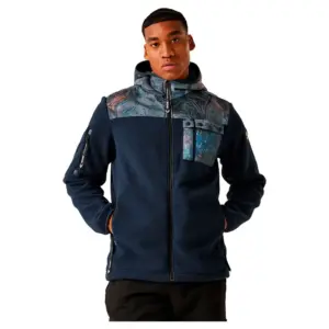 Regatta Christian Lacroix Valensoles Fleece Met Volledige Rits Marineblauw